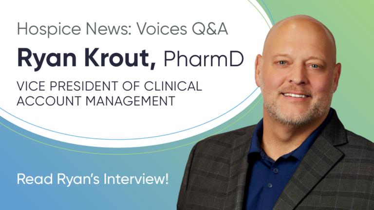 Ryan Krout, PharmD, Sits Down With Hospice News